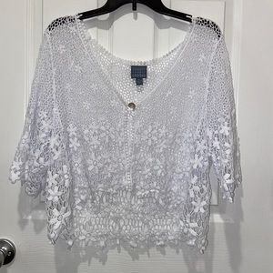 Women’s White Cardigan
